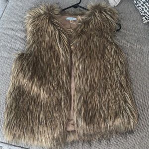 Faux Fur Vest by Do & Be … Size M